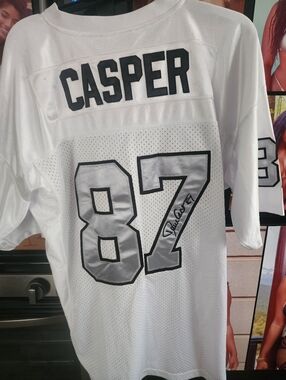 Throwback Dave Casper Oakland Raiders Away Jersey 1974 replica